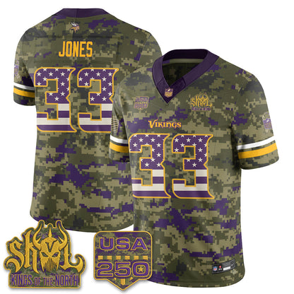 MIN 2026 Salute to Service Edition Vapor Jersey - Stitched