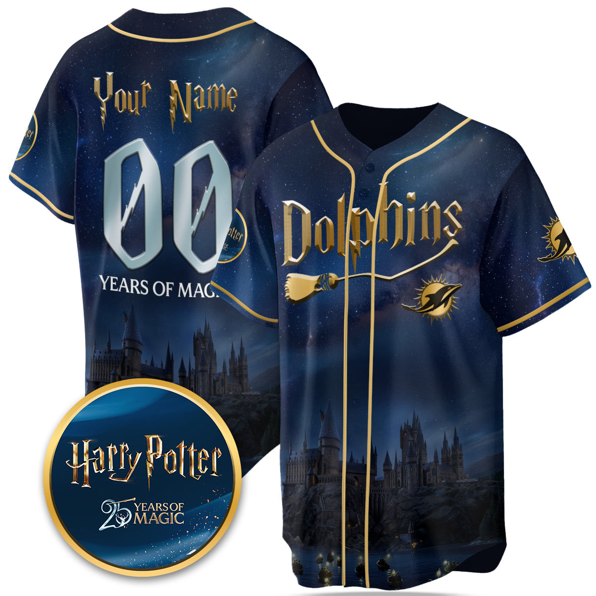 Football Team x HP 25 Years of Magic Limited Edition Custom Jersey - Printed