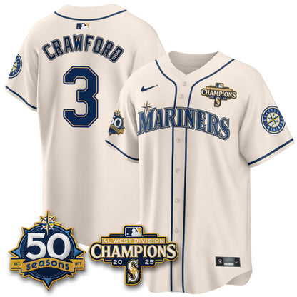 SEA Vapor Premier Limited Jersey - 50th Anniversary & AL West Division Champions - Steelheads Community Funds - Stitched