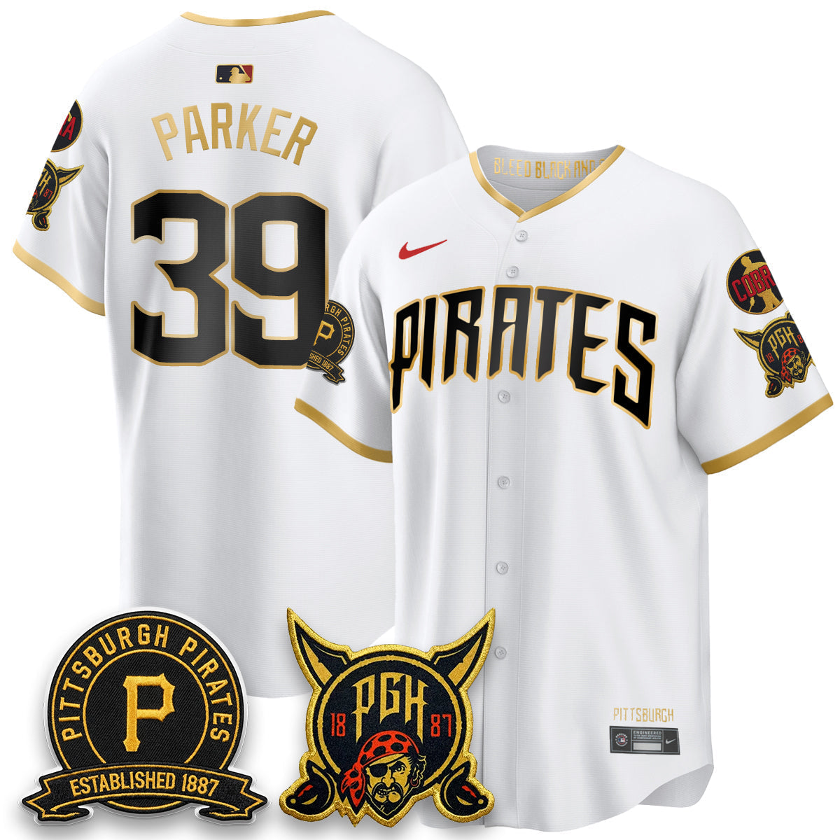 PIT Vapor Limited Jersey - Cobra & Est 1887 Patch - Stitched