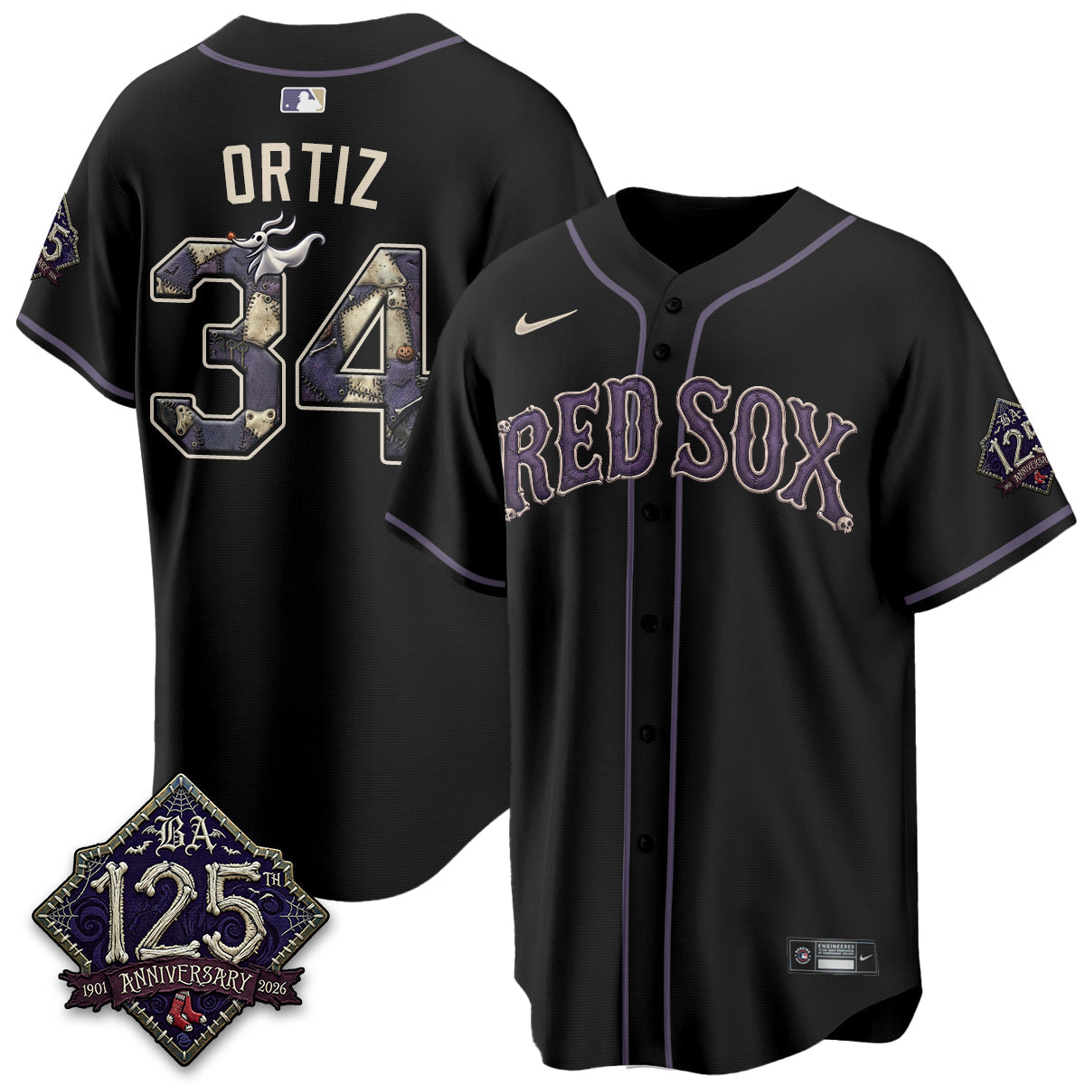 BOS Nightmare Vapor Limited Jersey - Stitched
