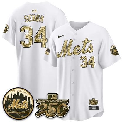 NYM Armed Forces Day Vapor Premier Limited Jersey - Stitched V2