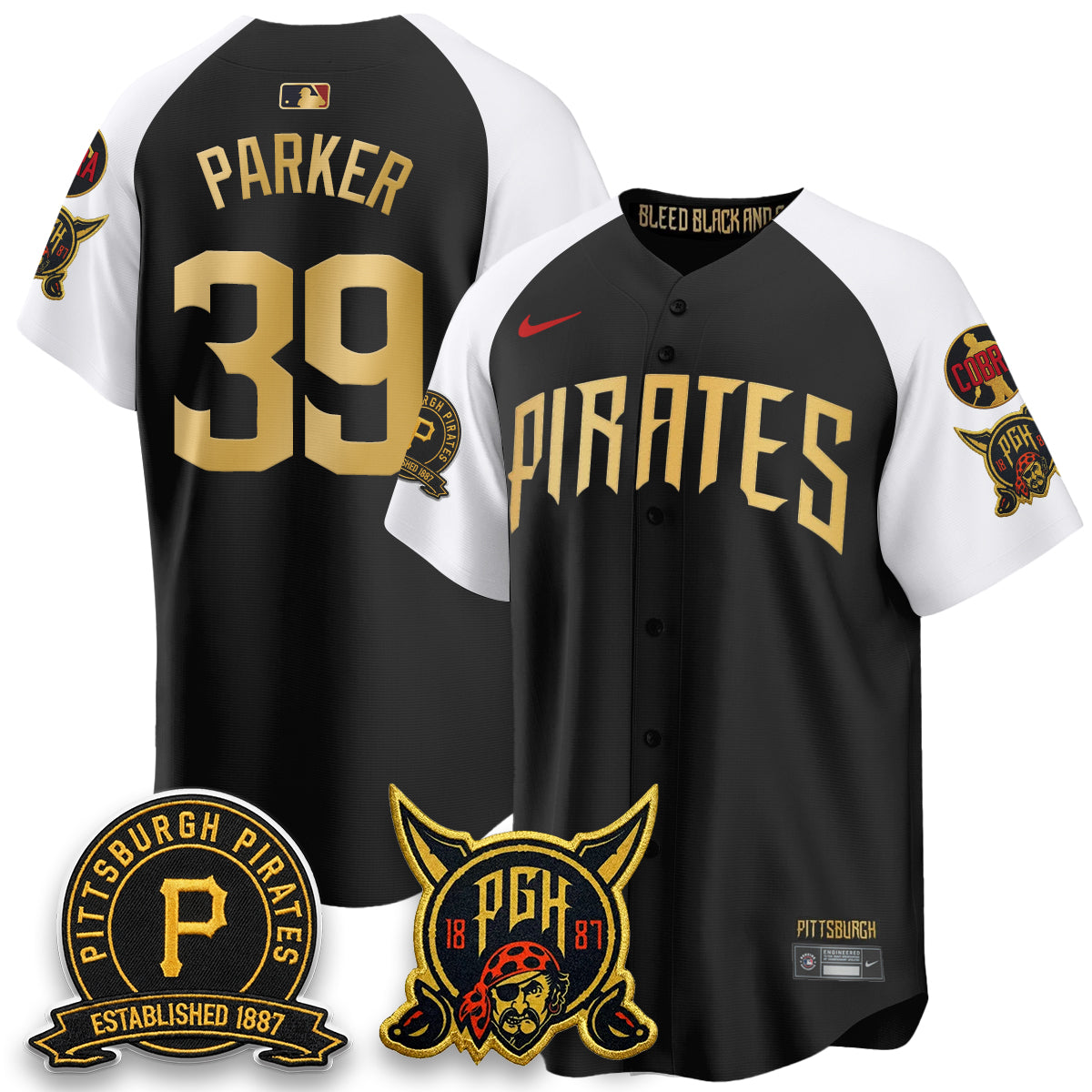 PIT Vapor Limited Jersey - Cobra & Est 1887 Patch - Stitched
