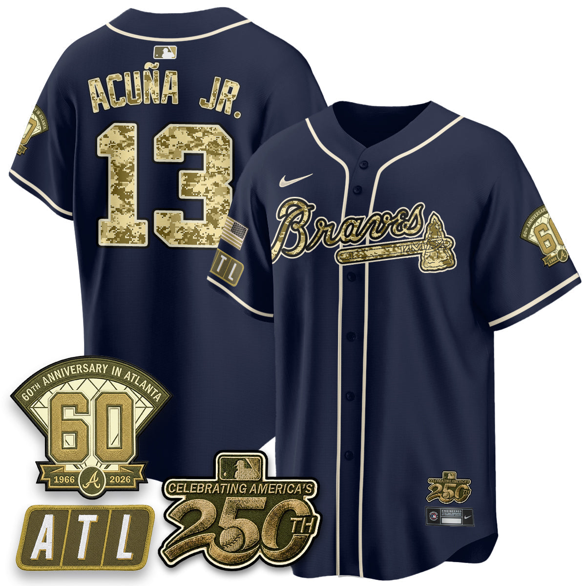 ATL Salute to Service 2026 Vapor Limited Jersey - Stitched