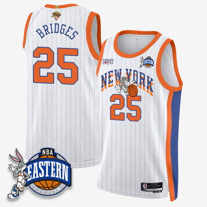 NYK 2026 NBA Finals x Bunny Vapor Jersey - Stitched