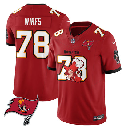 TB x Red Coat Captain Edition Vapor Jersey - Stitched