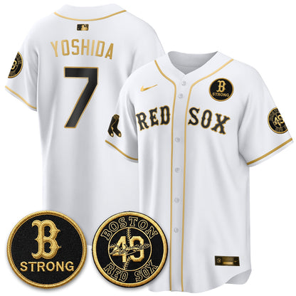 BOS Tim Wakefield Memorial Patch Vaper Premier Limited Jersey - Stitched V2