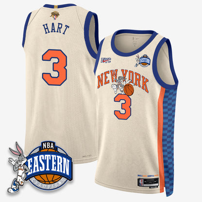 NYK 2026 NBA Finals x Bunny Vapor Jersey - Stitched
