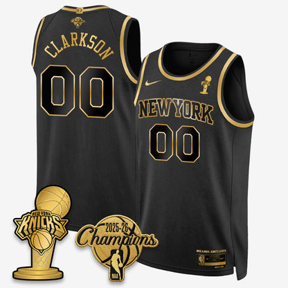 NYK 2026 NBA Champions Gold Edition Vapor Jersey - Stitched