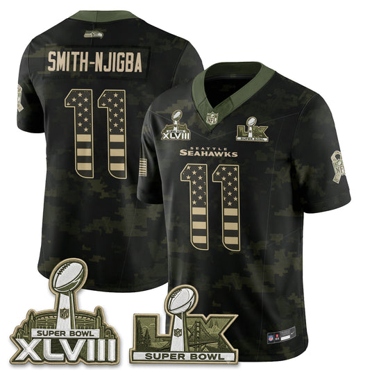 SEA 2026 Salute to Service Edition Vapor Jersey V2- Stitched
