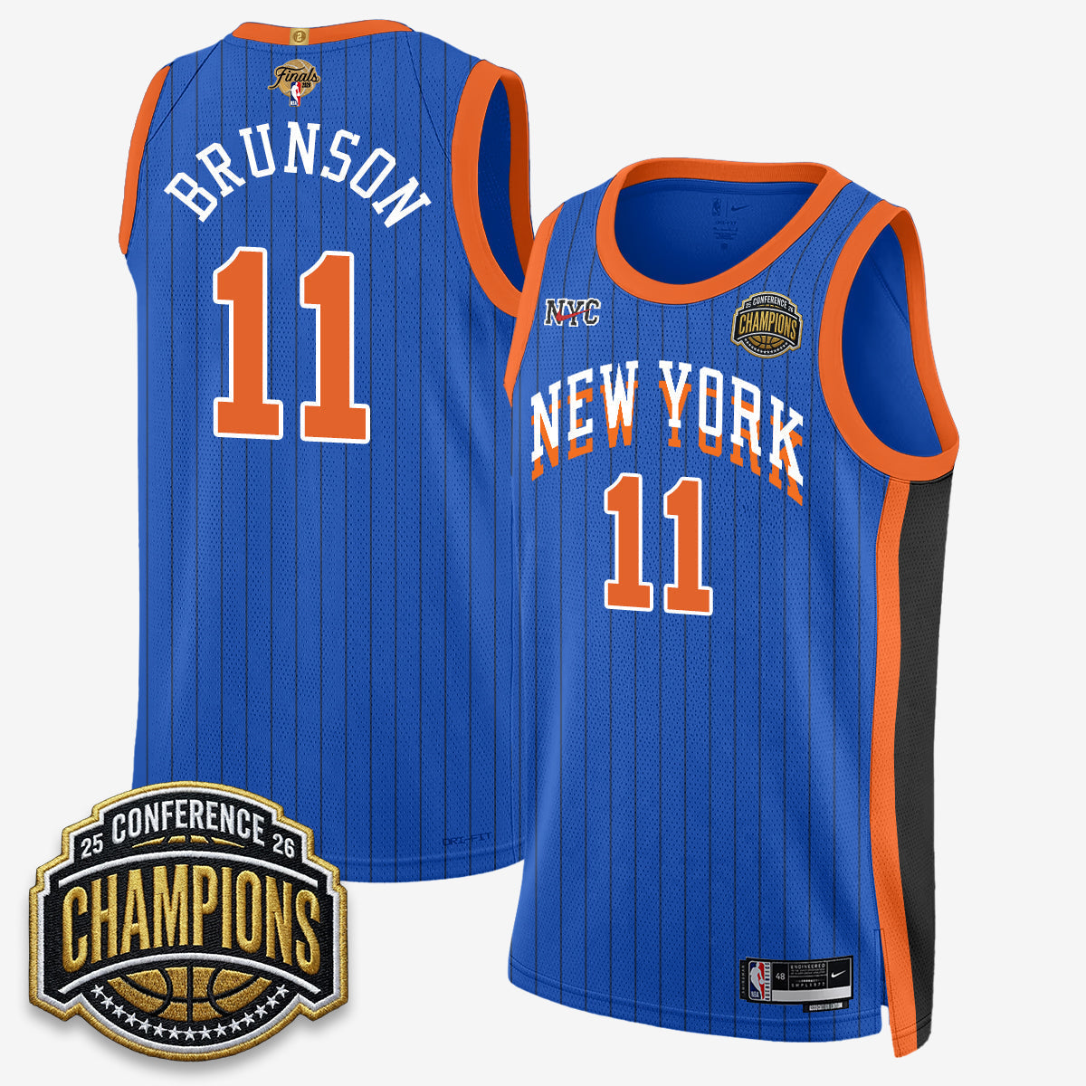 NYK 2026 NBA Finals City Edition Jersey V3- Stitched