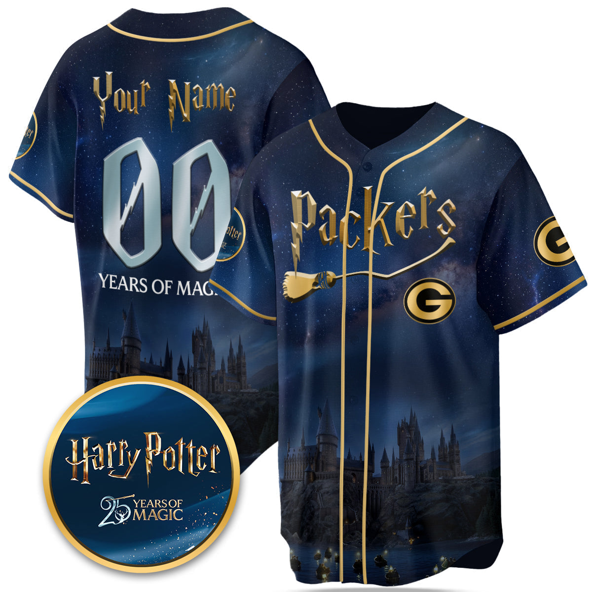 Football Team x HP 25 Years of Magic Limited Edition Custom Jersey - Printed