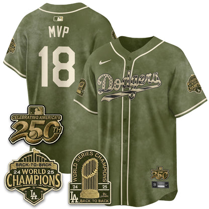 LAD New Era Olive 2026 Armed Forces Day Jersey -Stitched V2