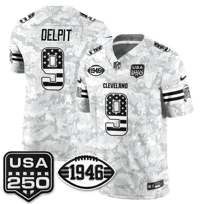 CLE 2026 Salute to Service Vapor Jersey - Stitched