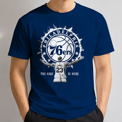 PHI LeBron James #23 One Side Printed T-shirt V1