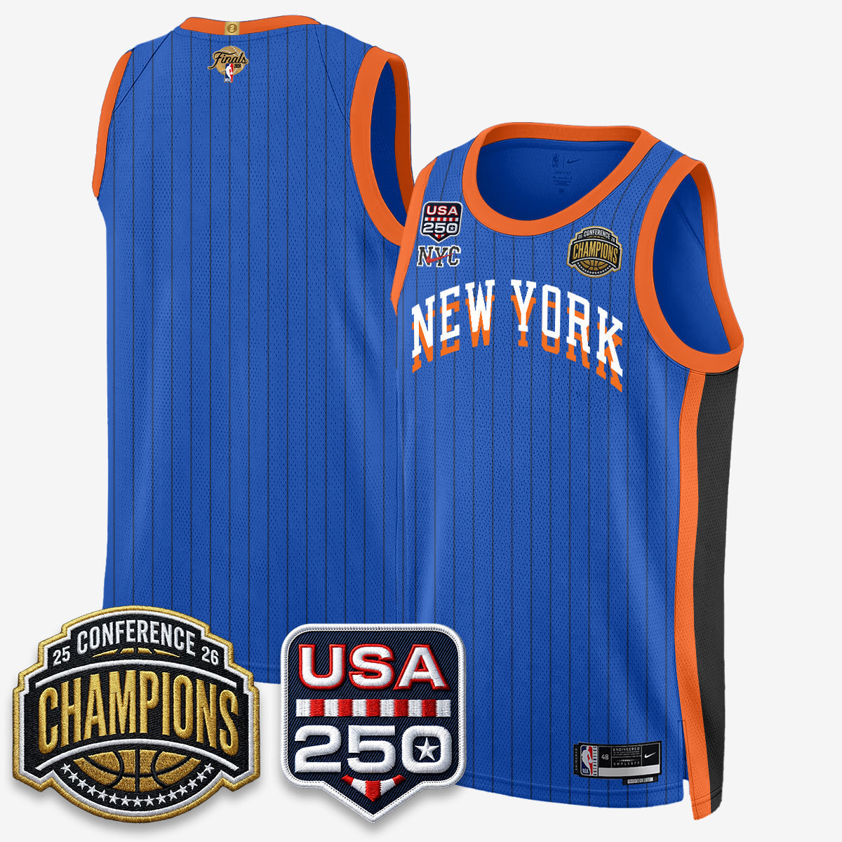 NYK 2026 NBA Eastern Conference Champions City Edition Jersey V2- Stitched