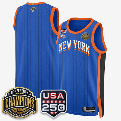 NYK 2026 NBA Eastern Conference Champions City Edition Jersey V2- Stitched