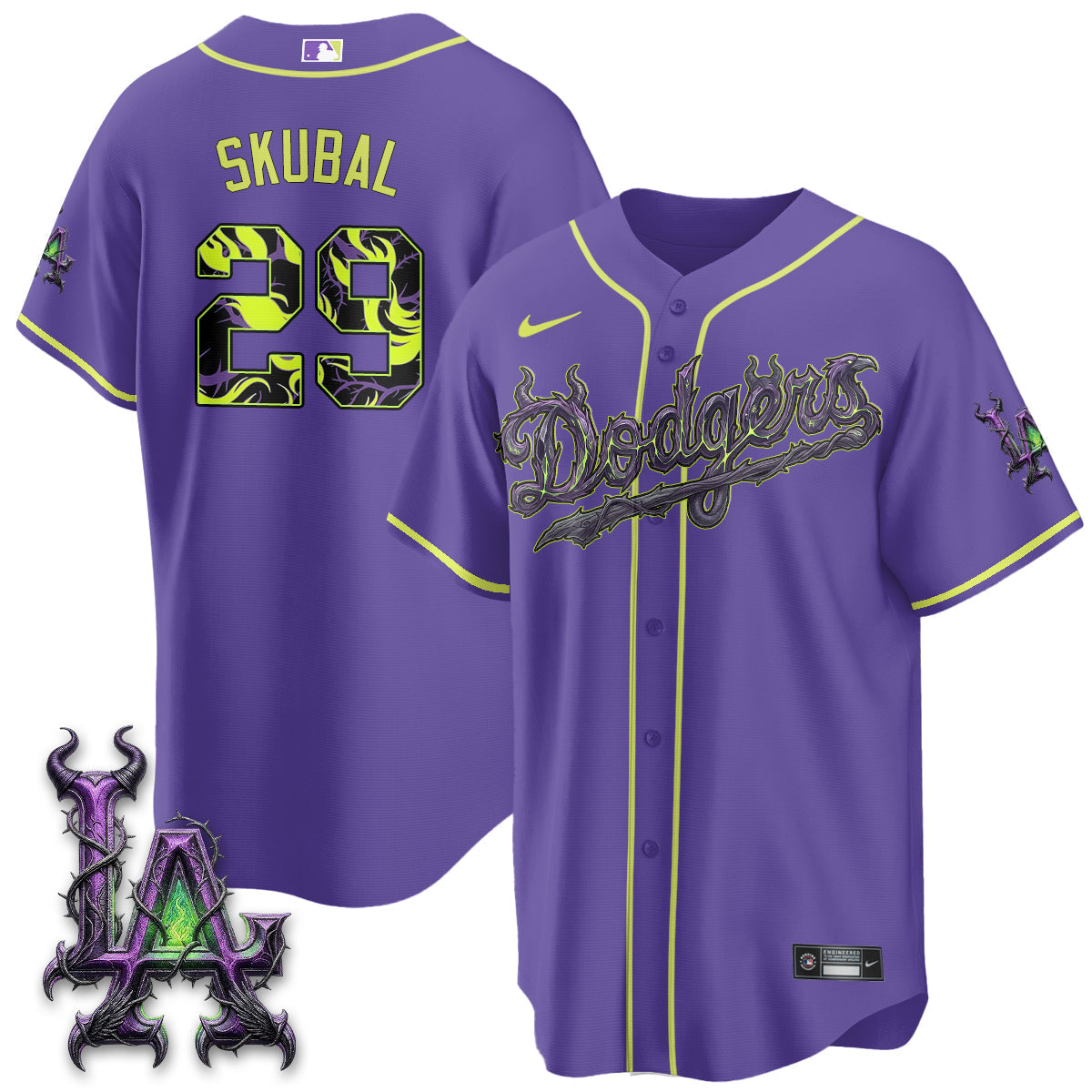 LAD Villains Halloween - Horned Queen Vapor Jersey- Stitched