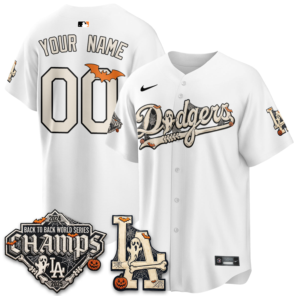 LAD Halloween 2026 Vapor Custom Jersey - Stitched-NQD