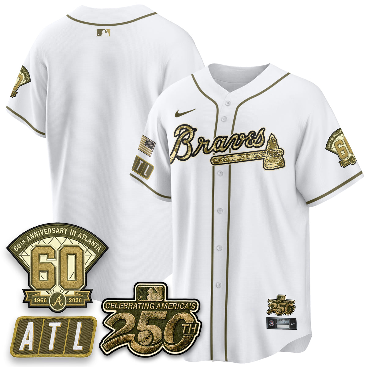 ATL Salute to Service 2026 Vapor Limited Jersey - Stitched