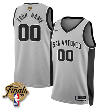 SAS 2026 NBA Western Conference Champions Vapor Custom Jersey V2- Stitched