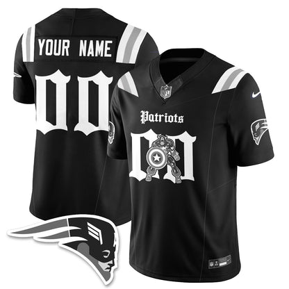 NE x Vibranium Shield Edition Vapor Custom Jersey - Stitched