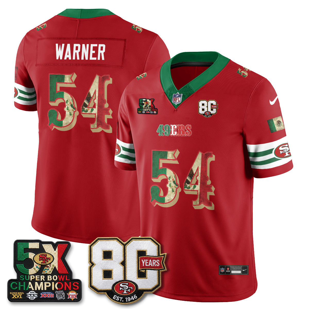 SF Mexican Edition Vapor Jersey - Stitched