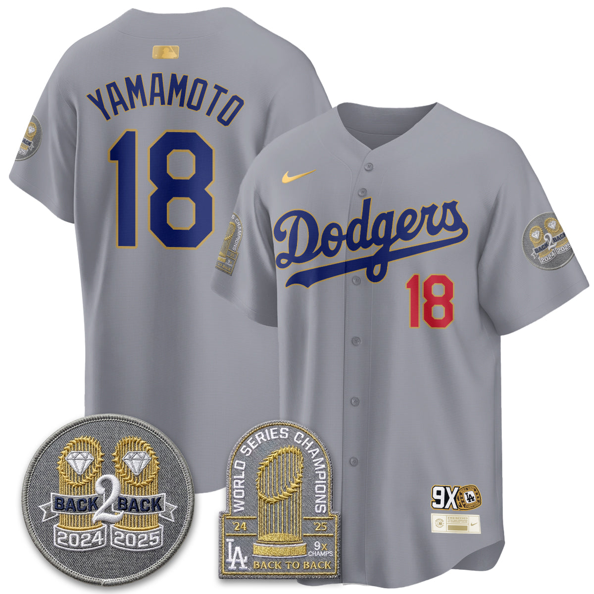 LAD Vapor Limited Jersey - Back to Back Champion - Stitched