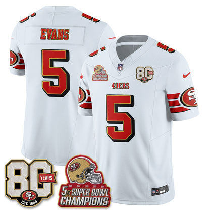 SF Throwback Vapor Jersey - Stitched