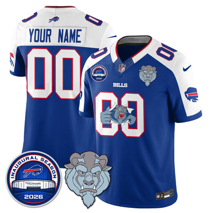 BUF x Hairy Blue Beast Edition Vapor Custom Jersey - Stitched