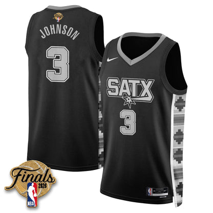 SAS 2026 NBA Western Conference Champions Vapor Jersey V2- Stitched