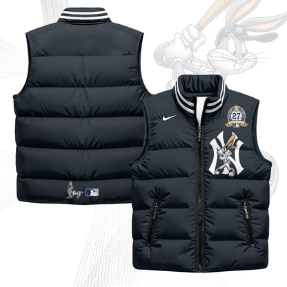 NYY Edition Unisex Puffer Vest - Printed