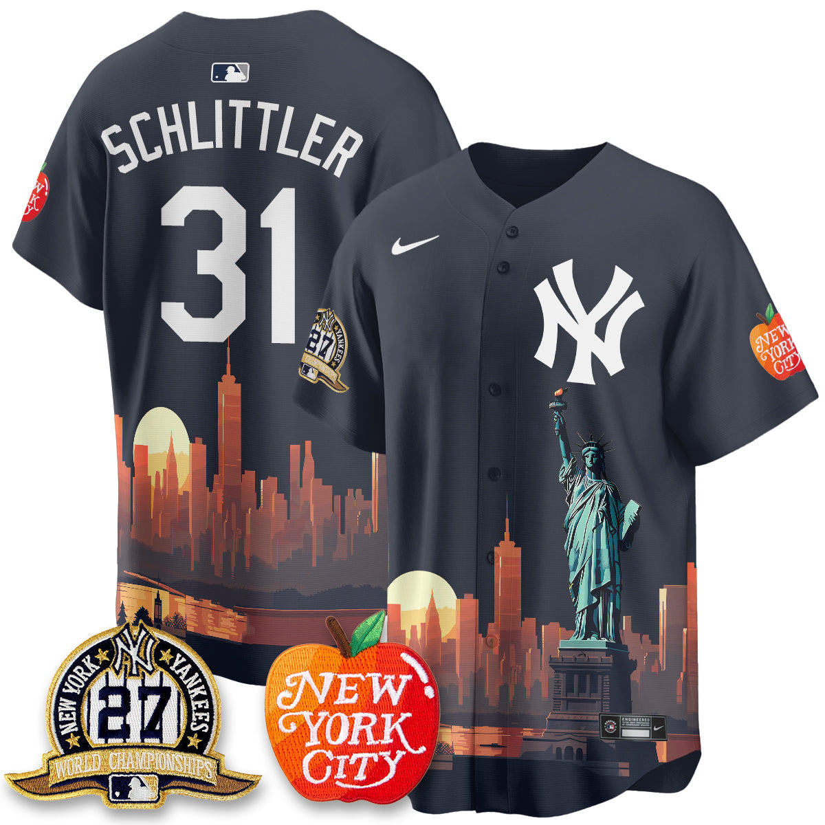 NYY City Edition Vapor Jersey - Stitched