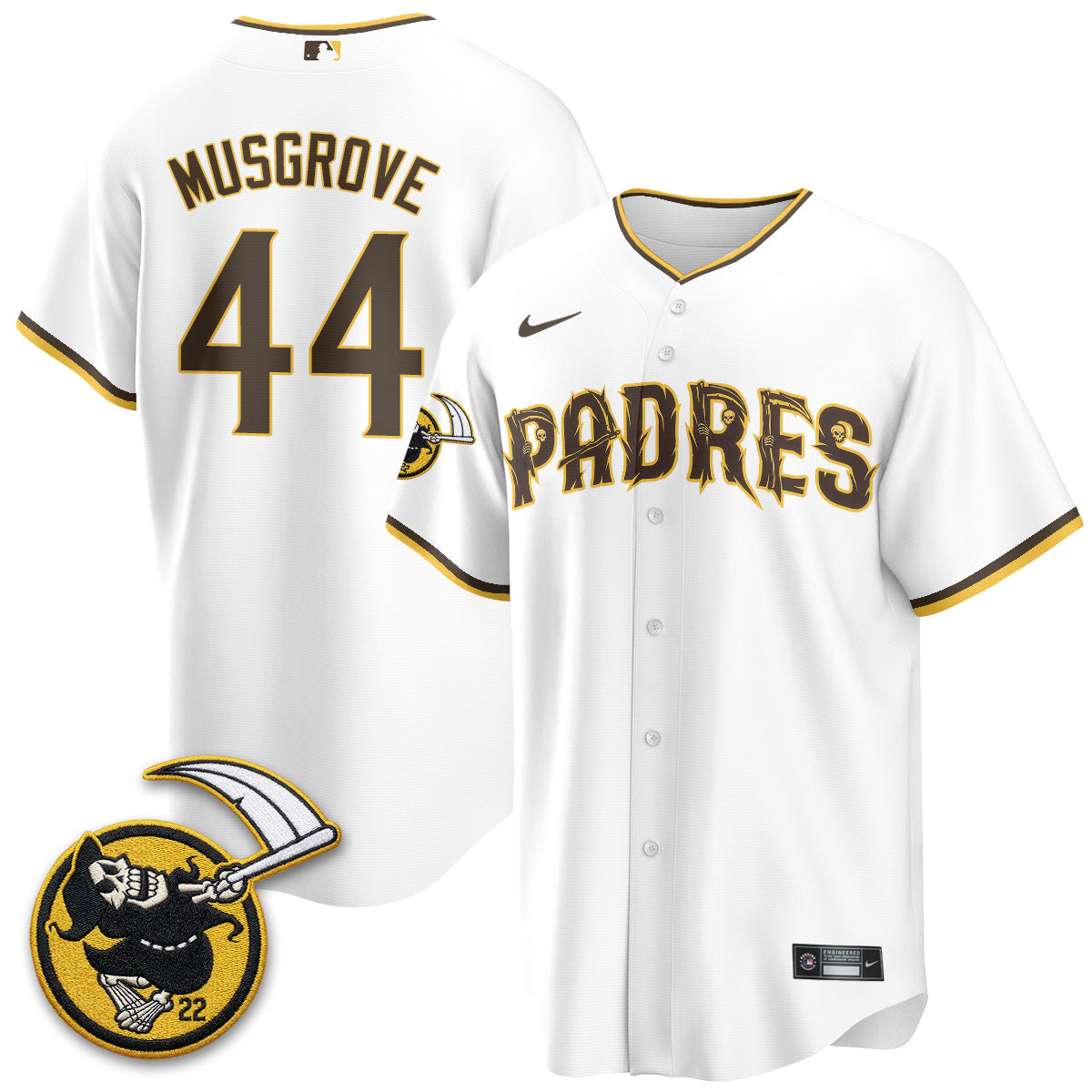 SD x Grim Reaper Vapor Jersey - Stitched