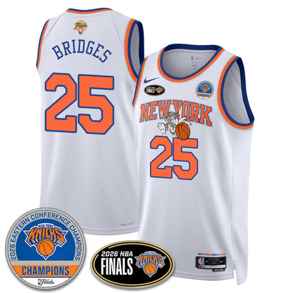 NYK 2026 NBA Eastern Conference Champions x Bunny Vapor Jersey - Stitched