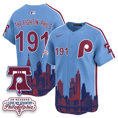 PHI "26 Reasons I Love My Country" Edition Vapor Jersey - Stitched
