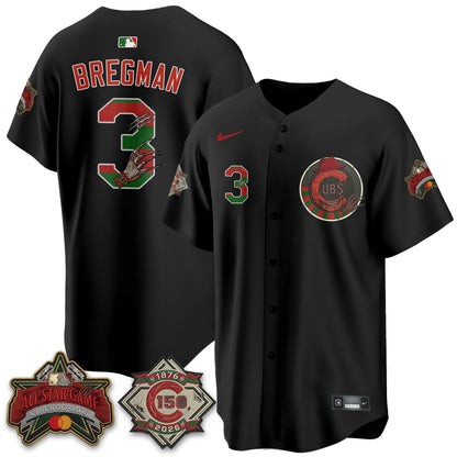 CHC A Nightmare on Wrigley Field Edition Vapor Jersey - Stitched