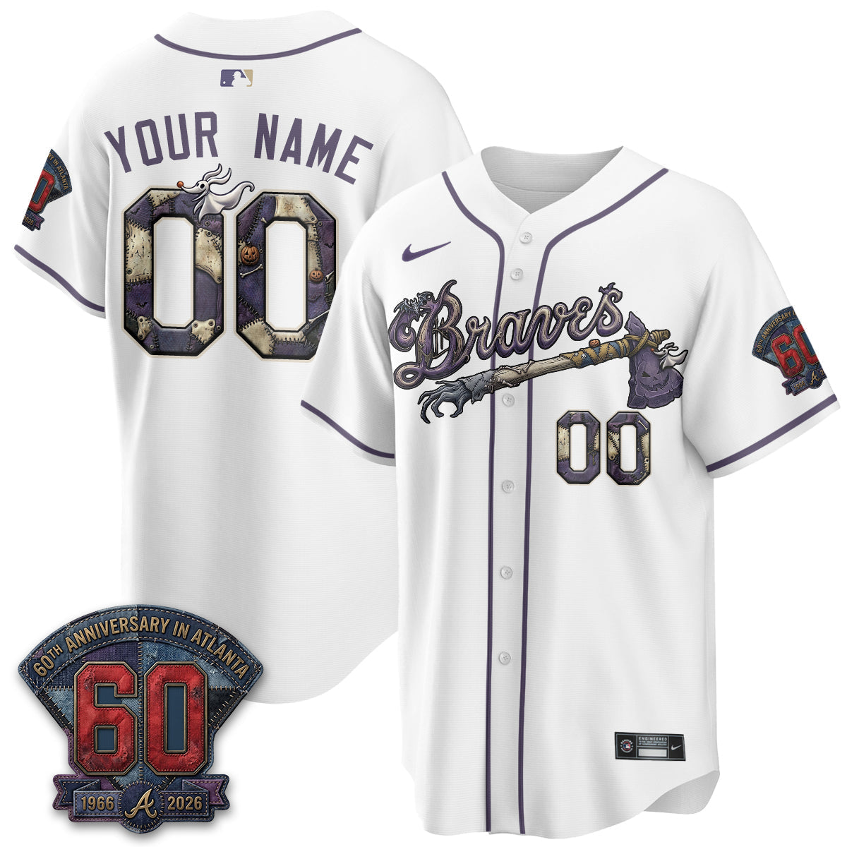 ATL Nightmare Edition Vapor Custom Jersey - Stitched