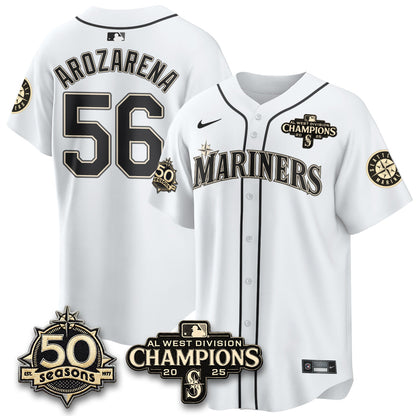 SEA Vapor Premier Limited Jersey - 50th Anniversary & AL West Division Champions - Steelheads Community Funds - Stitched