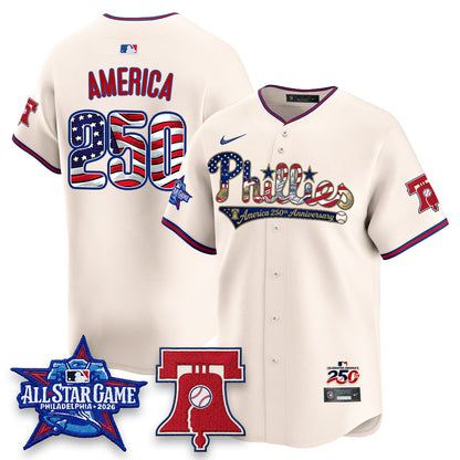 PHI 2026 Independence Day USA Vapor Limited Jersey - Stitched