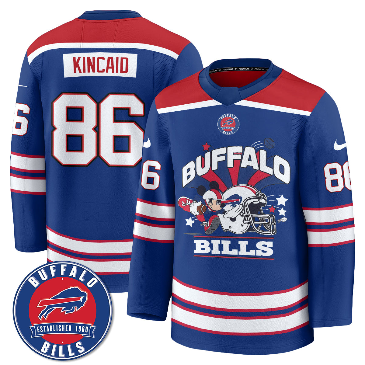 BUF x Cartoon Mouse Edition Hockey Jersey - Printed