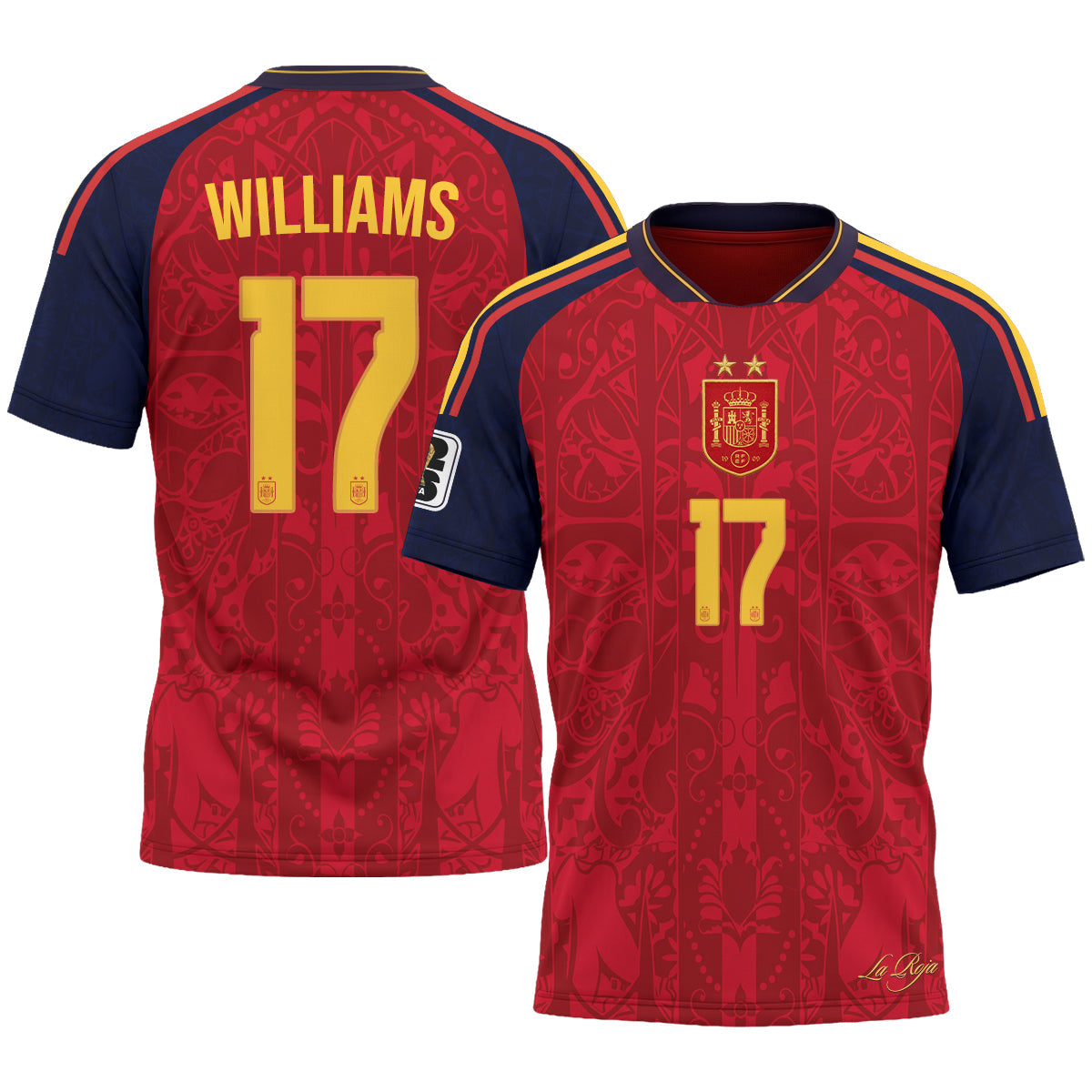 Spain 2026 Soccer Champions Vapor Jersey V2- Printed