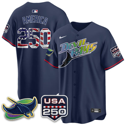 TB Independence Day USA 2026 City Connect Vapor Jersey - Stitched