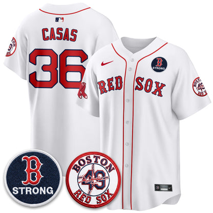 BOS Tim Wakefield Memorial Patch Vaper Premier Limited Jersey - Stitched V2