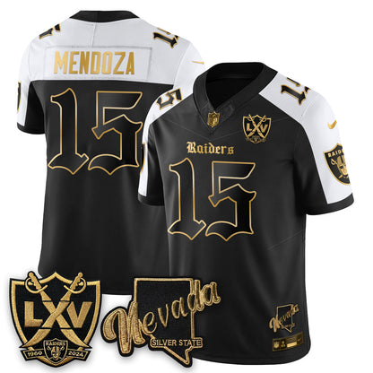 LVR Fernando Mendoza No.1 #15 Gothic Edition Jersey - Stitched V2