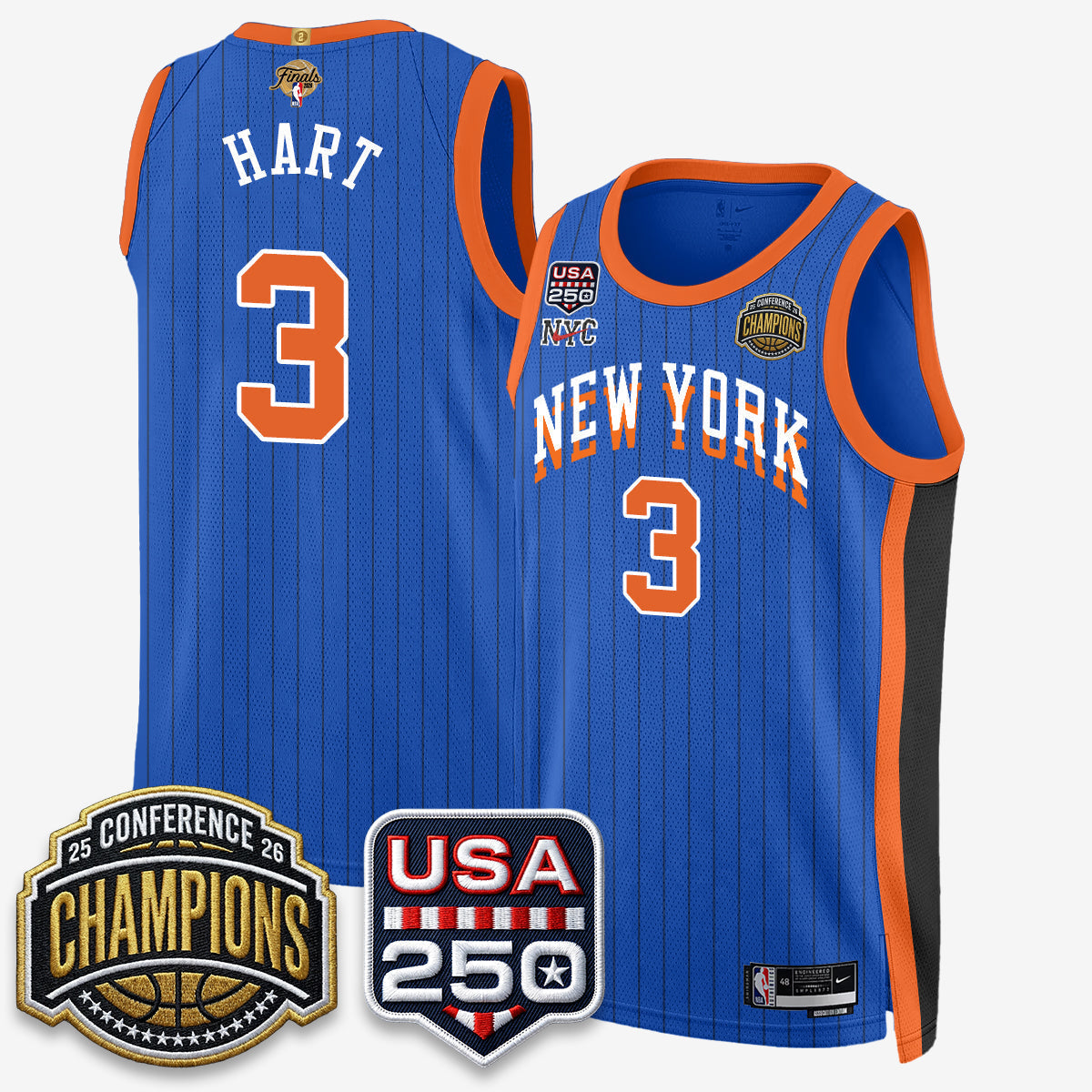 NYK 2026 NBA Eastern Conference Champions City Edition Jersey V2- Stitched