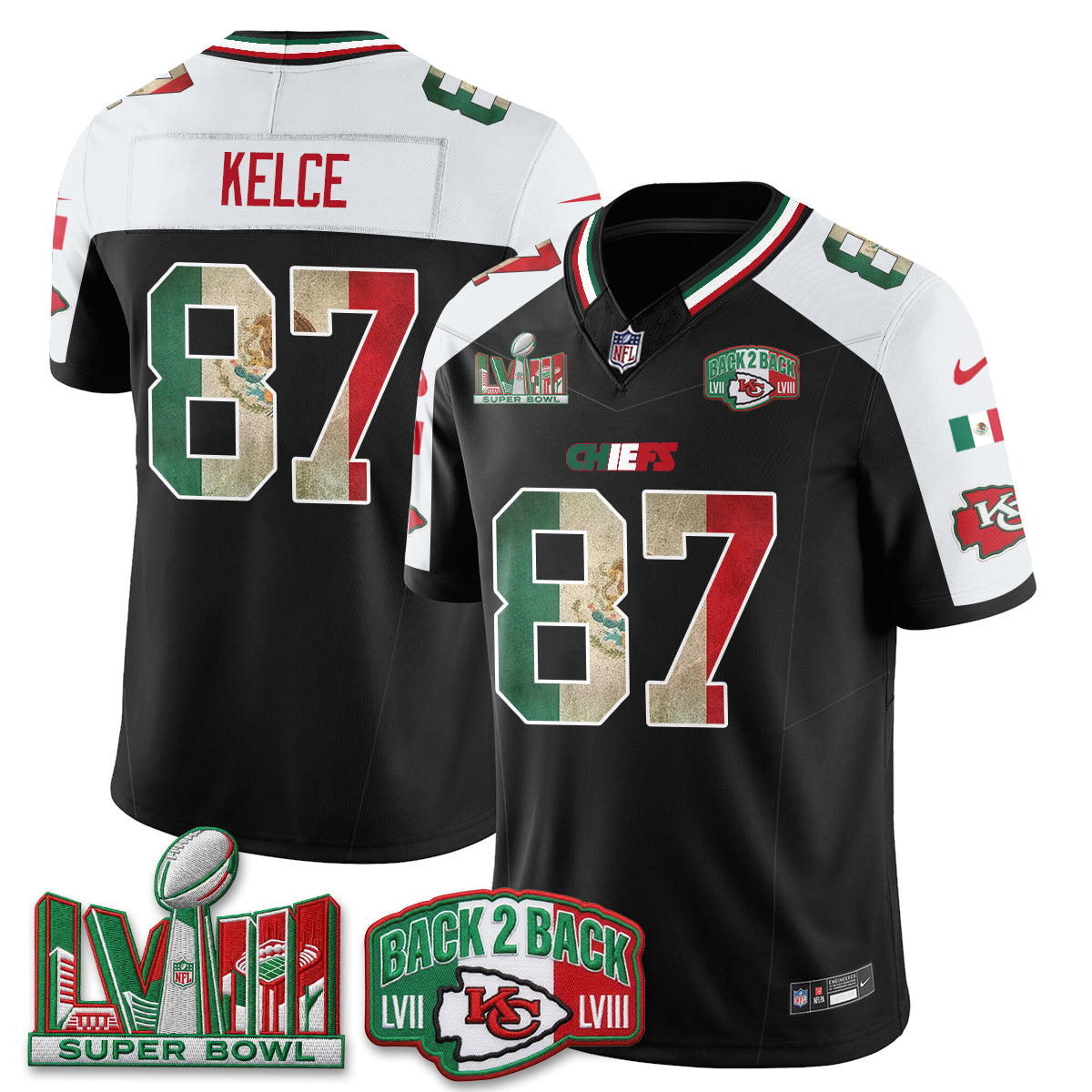 KC Mexico Edition Vapor Jersey - Stitched