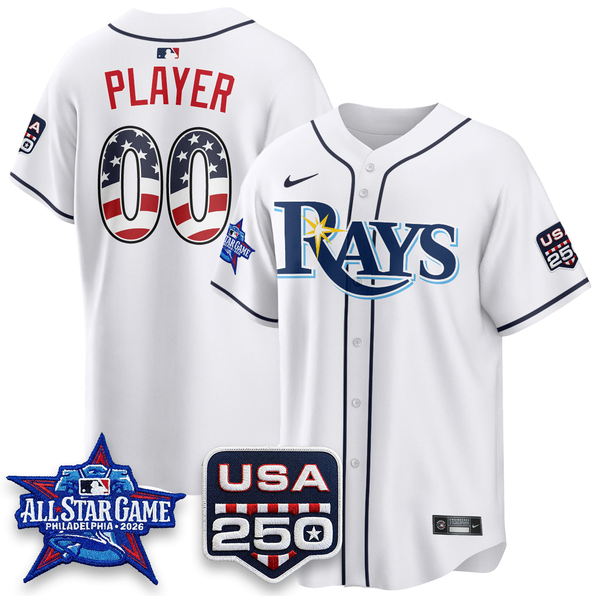 TB 2026 All Star Edition Vapor Custom Jersey - Stitched