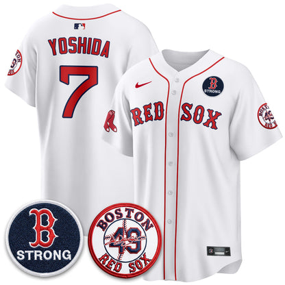 BOS Tim Wakefield Memorial Patch Vaper Premier Limited Jersey - Stitched V2