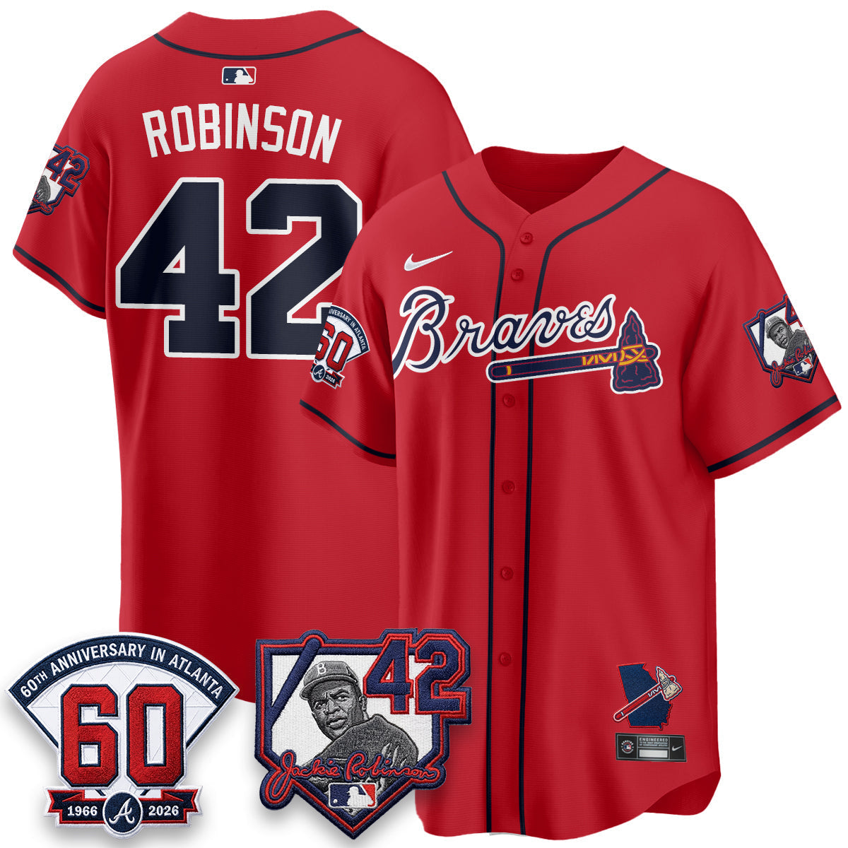 ATL 2026 Jackie Robinson Day Vapor Limited Jersey - Stitched